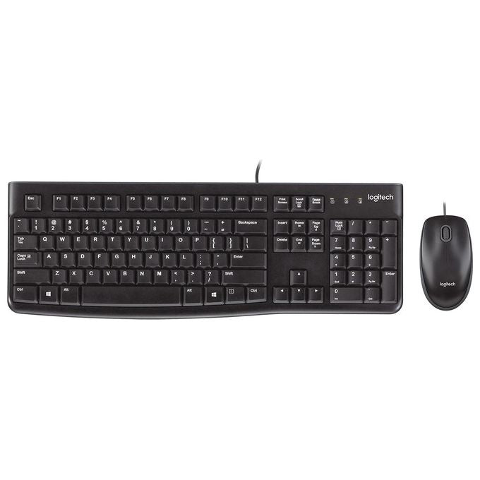 Logitech Desktop MK120 Set mouse e tastiera USB International NSEA