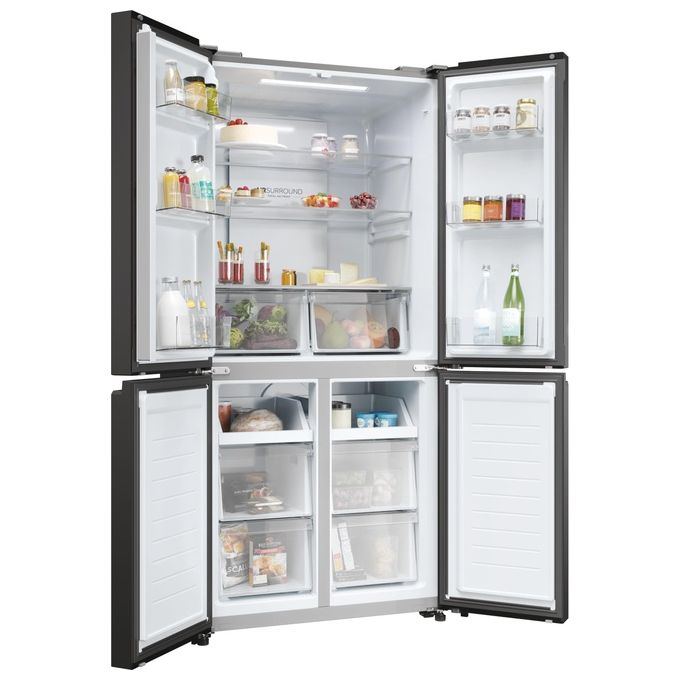 Haier HCR3818ENPT Cube 83 Serie 3 Frigorifero Multiporta 467 L 181 cm Classe E 35 dB Total No Frost colore Antracite