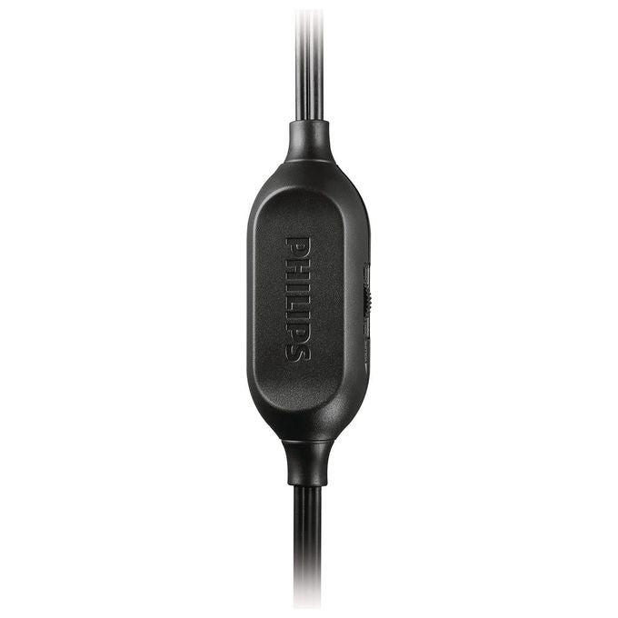 Philips SHP2500 cuffia TV a Filo con cuscinetti Nero, Argento Cavo 6 metri