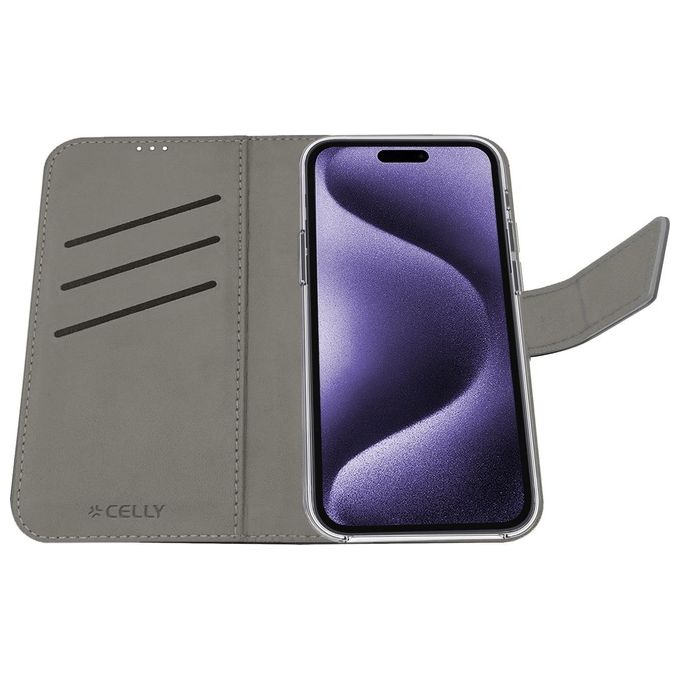 Celly Wally Case per iPhone 16 Pro Max Nero