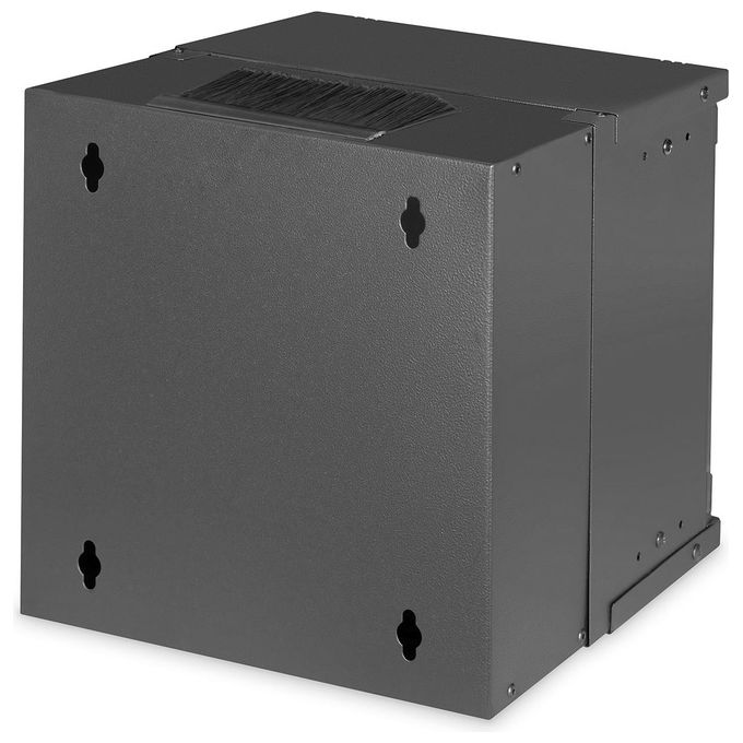 Digitus DN-49101 SOHO Pro Armadio Rack a Parete 10'' 6U 316x300 mm capacita' 30 Kg porta in vetro IP20 colore Nero