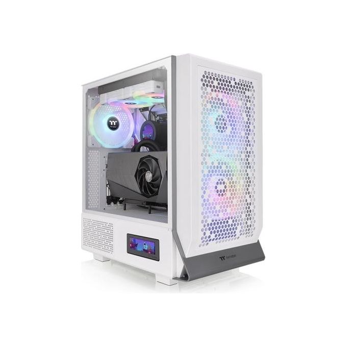 Thermaltake CA-1Y2-00M6WN-00 Ceres 300 TG Mid Tower Chassis ATX con 3 Ventole Preinstallate 2x140mm ARGB 1x140mm Supporto Radiatore 360mm colore Bianco