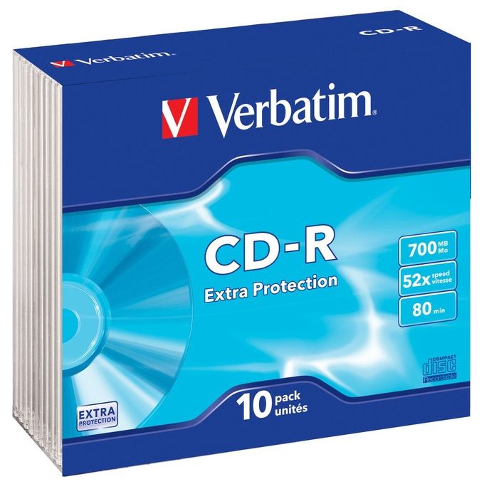 Verbatim Cdr Extra Protection 700mb Cf.10 )