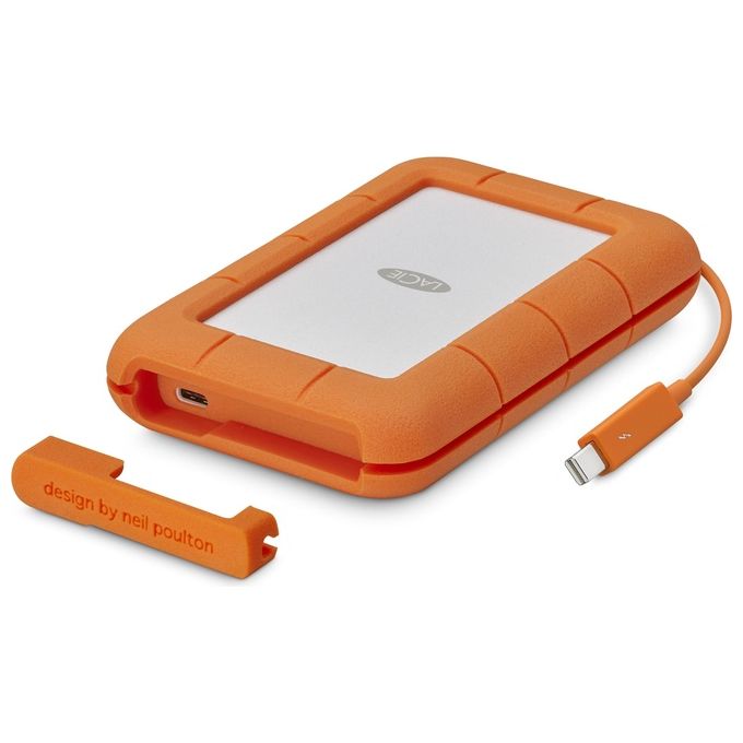 Lacie Rugged Hard Disk Esterno 5Tb Usb 3.1 Type C