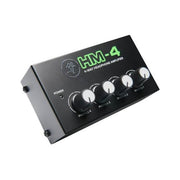 Mackie HM-4 Amplificatore per Cuffie 4 Uscite Jack 6.3mm 10000 Ω Separazione 22 dB colore Nero