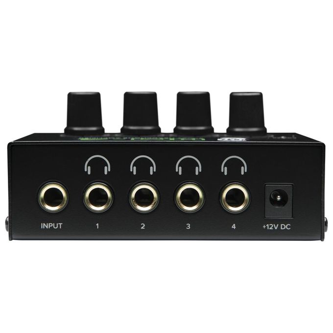 Mackie HM-4 Amplificatore per Cuffie 4 Uscite Jack 6.3mm 10000 Ω Separazione 22 dB colore Nero