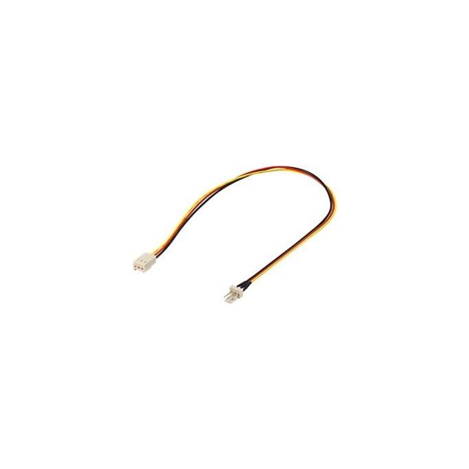 Goobay 93631 Cavo Prolunga Alimentazione Interno 3 pin Maschio Femmina 0.3 m colore Nero