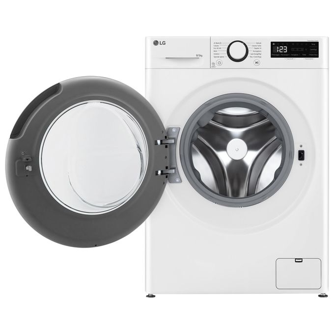 LG D2R3S08AIDD Serie R3 Lavasciuga Slim 8-5 Kg 1200 rpm Classe E AI DD Eco Hybrid Allergy Care (85x60x47.5 cm) colore Bianco