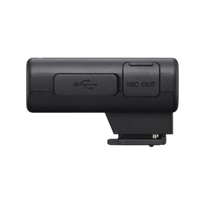 Sony ECM-S1 Microfono Wireless per Streaming con Attacco Multi Interface Shoe Connessione Bluetooth 5.3 Portata fino a 150 m USB-C e Jack 3.5 mm colore Nero