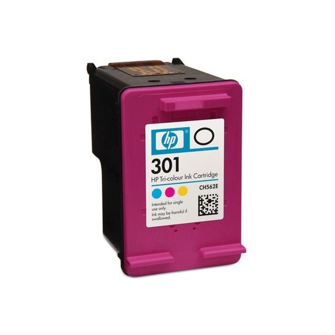 HP CH562EE Cartuccia originale inchiostro tricromia 301 Ciano Magenta Giallo 150 pagine 3 ml