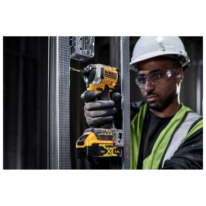 DEWALT DCF850NT-XJ Avvitatore ad impulsi 18V Brushless 3 velocita' 205 Nm attacco 1-4 pollici colore Nero e Giallo