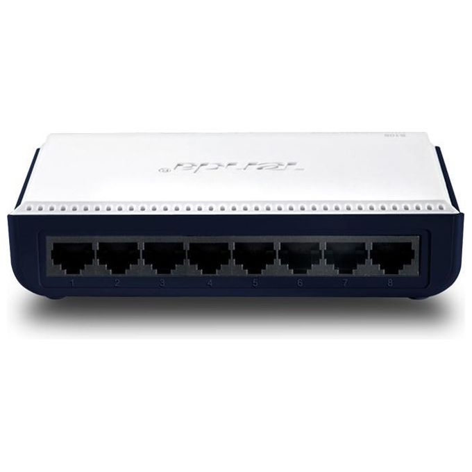 Tenda Switch 8p Lan 10-100m Td-s108 Desktop - Supp.autopolarita' Su Ogni Porta