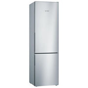 Bosch KGV39VLEAS Serie 4 Frigorifero Combinato 343 L 201 cm Classe E 39 dB Low Frost VitaFresh colore Acciaio Inox