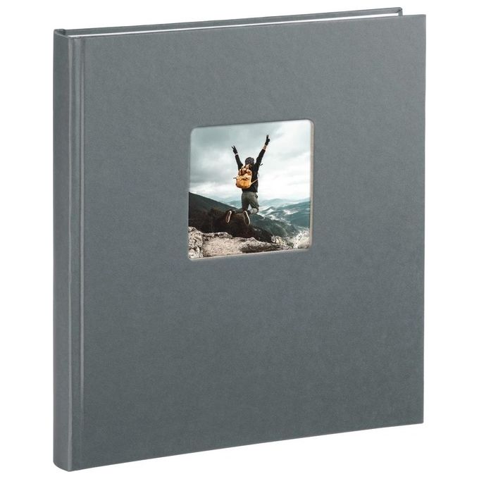 Hama Fine Art Album Fotografico e Portalistino Grigio 29x32cm 50 Pagine Bianche