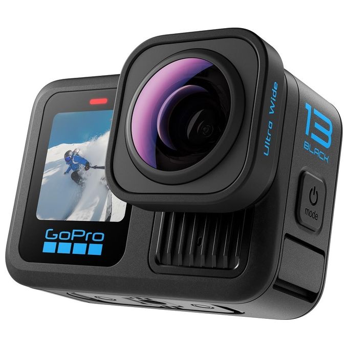 GoPro AEWAL-001 HB Series Mod Obiettivo Ultra Grandangolare per HERO13 Black FOV 177° HyperSmooth 4K60 colore Nero