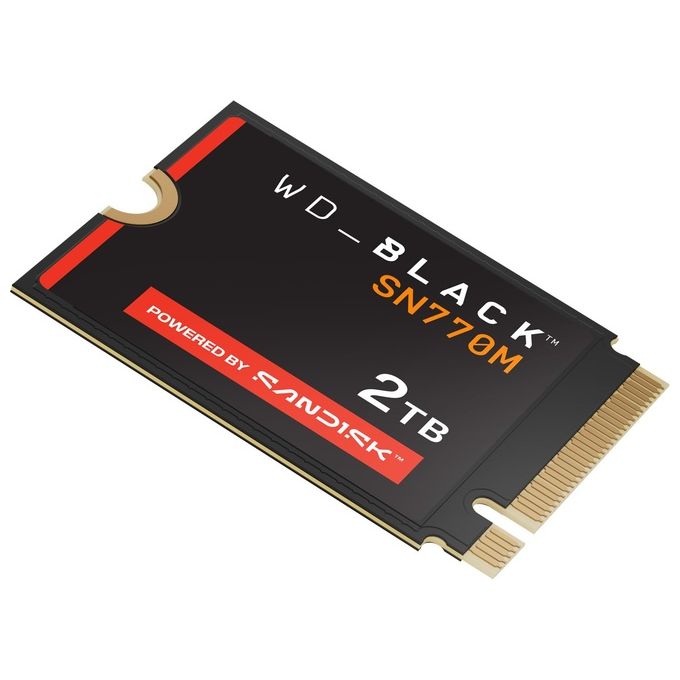 Western Digital WDS200T3X0G WD BLACK SN770M SSD M.2 2230 NVMe PCIe 4.0 2 TB per Gaming Portatile colore Nero