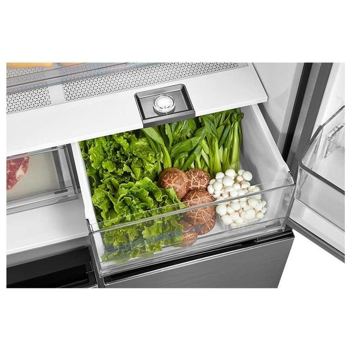 Midea MDRM691FIE46 Frigorifero Americano 4 Porte 515 L 189,8 cm Classe E 35 dB Total No Frost Inverter colore Inox