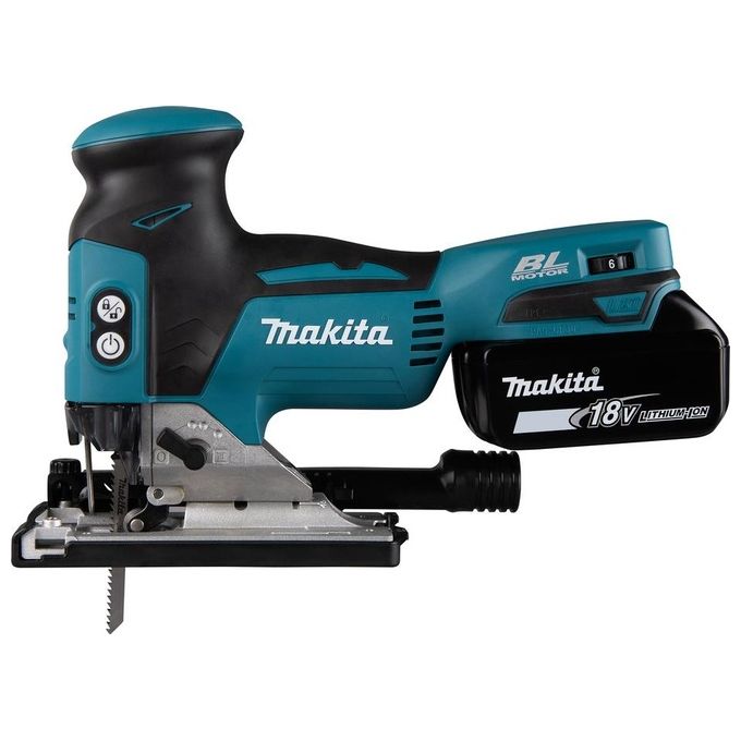 Makita DJV181RTJ Seghetto Alternativo a Batteria 18V con 2 Batterie 5,0 Ah e Valigetta Makpac colore Nero