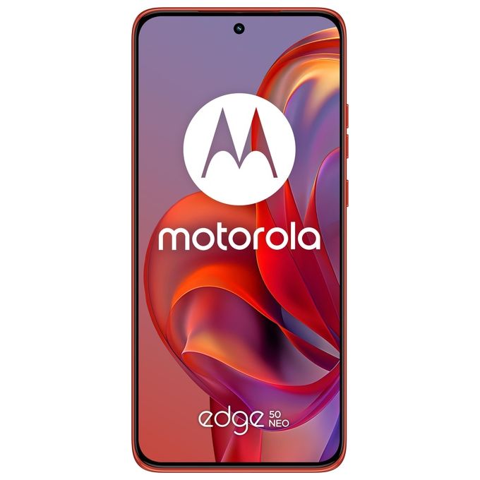 Motorola EDGE 50 NEO Smartphone 5G 6.36'' pOLED 120Hz 8GB RAM 256GB Fotocamera Sony LYTIA 700C 50MP IP68 Android 14 colore PANTONE Poinciana