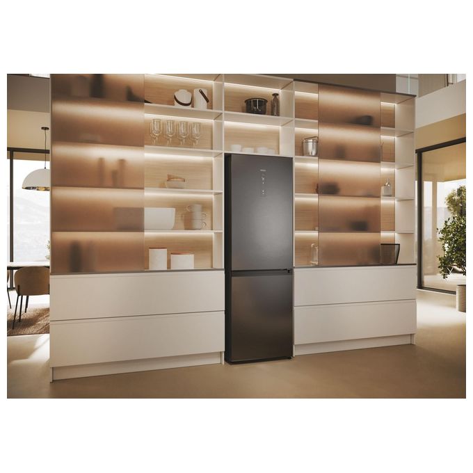 Haier HDPW5618CNPD Serie 5 Frigorifero Combinato 352 L 185 cm Classe C 35 dB Total No Frost Wi-Fi colore Acciaio Inox