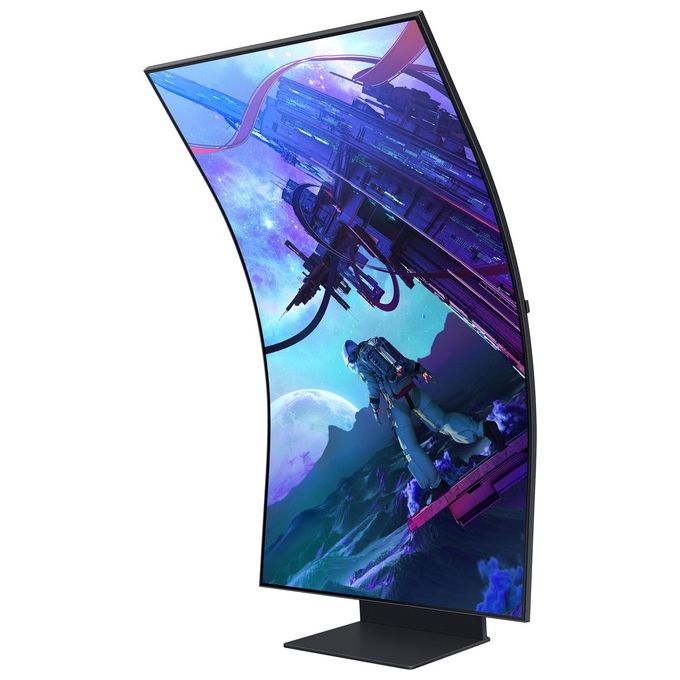 Samsung LS55CG970NUXEN Odyssey Ark 2ª Gen. Monitor Gaming Curvo 55'' UHD 4K 165Hz 1ms HDR10+ Quantum Mini LED colore Nero
