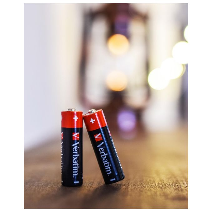 Verbatim Batterie Alcaline Stilo AA 10 Pezzi