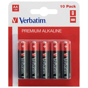 Verbatim Batterie Alcaline Stilo AA 10 Pezzi