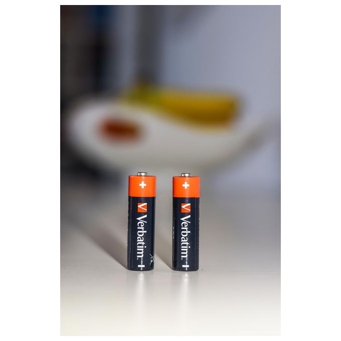 Verbatim Batterie Alcaline Stilo AA 10 Pezzi
