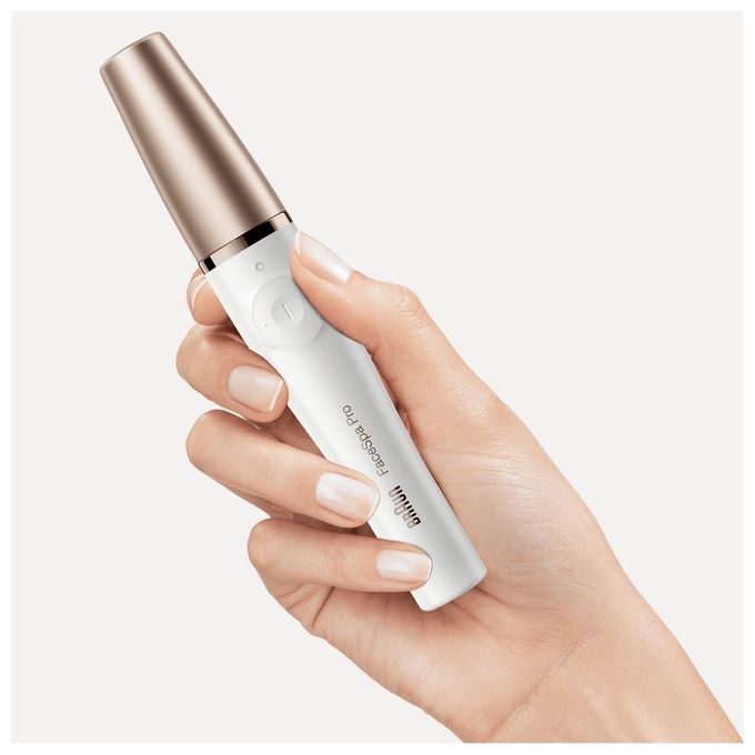 Braun FaceSpa Pro 911 Epilatore Viso Bianco-Oro