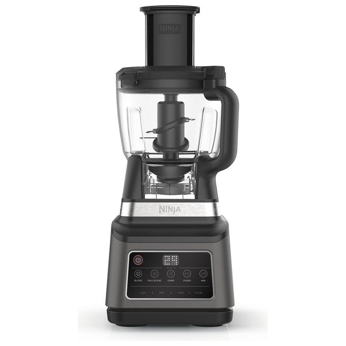 Ninja BN800EU Robot Da Cucina 3-In-1 Con Auto-iQ 1200 W Ciotola Da 1.8 Litri Caraffa Da 2.1 L Bicchiere Da 0.7 L 2.1 Litri Nero Argento