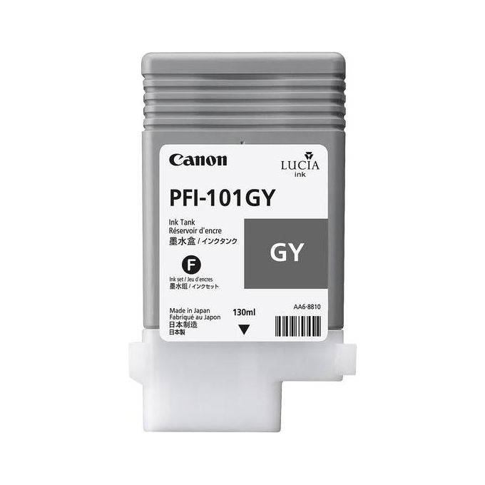Canon 0892B001AA PFI-101GY Cartuccia d'inchiostro Originale a base di pigmento 130 ml colore Grigio