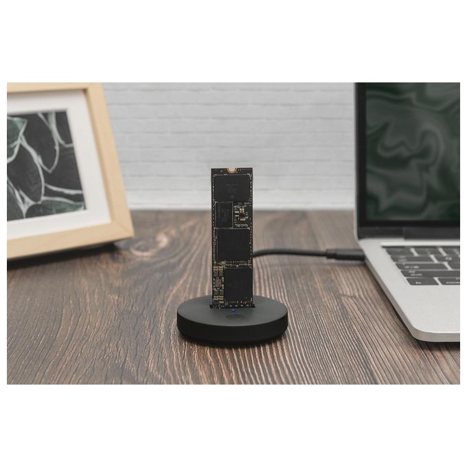 Digitus DA-71547 Docking Station SSD M.2 NVMe SATA USB-C 3.2 Gen2 10 Gbps fino a 4 TB Plug and Play colore Nero