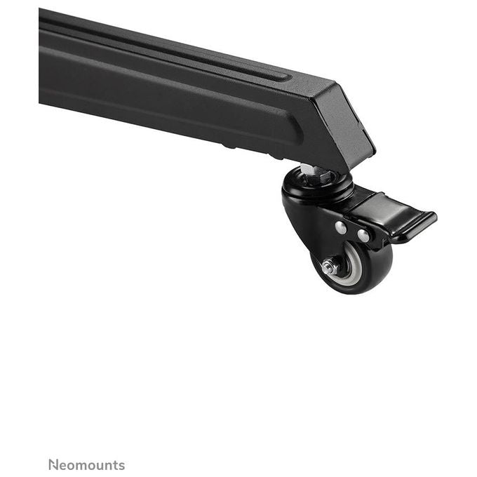 Neomounts FL50-540BL1 Carrello TV Supporto a Pavimento Portatile per Schermi 37-70 Pollici con Regolazione Altezza Manuale e Inclinazione colore Nero