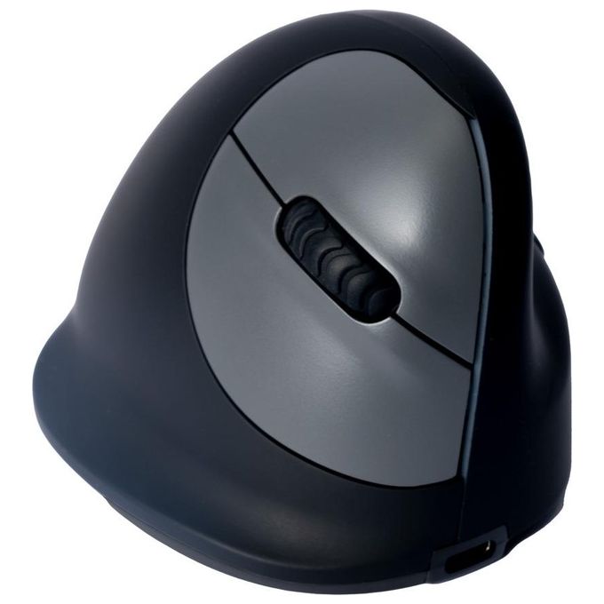 R-Go Tools RGOHELAWL Mouse ergonomico verticale wireless 5 tasti 2400 DPI Bluetooth 5.0 colore Nero