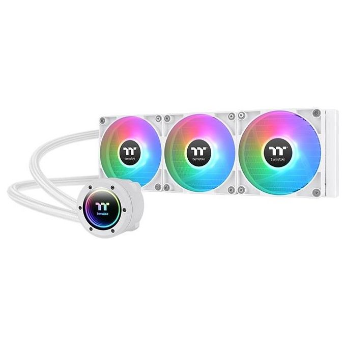 Thermaltake CL-W365-PL12SW-A TH360 V2 ARGB Kit di raffreddamento a liquido 360 mm colore Bianco