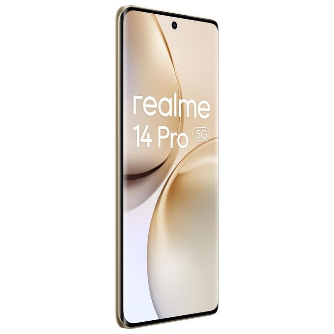 Realme 631011005073 14 Pro 5G Smartphone Dual SIM 8 GB 256 GB Display OLED 6.77'' 120 Hz Batteria 6000 mAh Android 15 colore Bianco