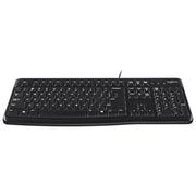 Logitech K120 Tastiera Full-size USB per PC Ufficio QWERTY Nero Ergonomica