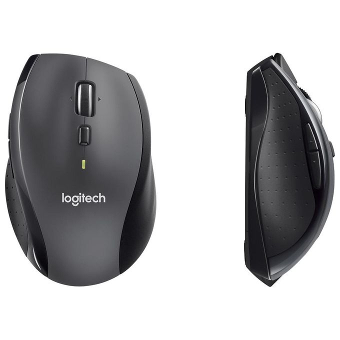 Logitech M705 Marathon Mouse Wireless Ottico 1000 DPI Ergonomico Mano Destra Unifying 2.4 GHz colore Antracite
