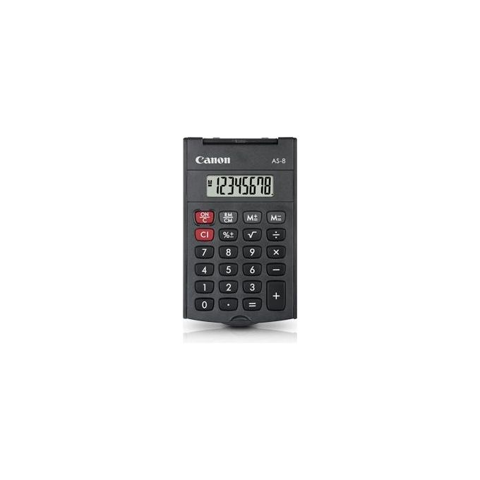 Canon AS-8 Hb Calcolatrice LCD Compatta con Funzioni Avanzate per Ufficio