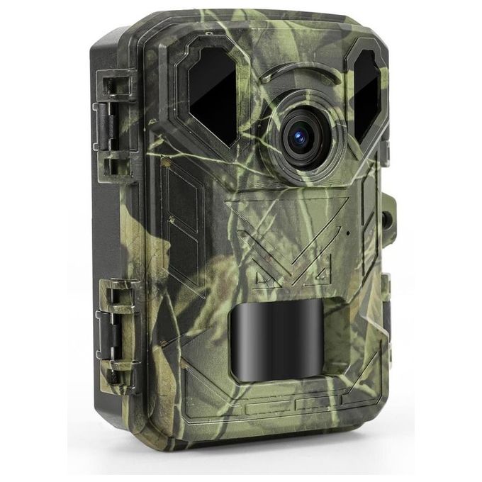 Denver 6751076381 WCS-5023 Fotocamera Digitale 8 MP Sensore CMOS 120° PIR Resistente alla Polvere e all'Acqua 4 batterie AA colore Mimetico