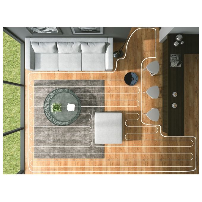 Hoover HG430H 011 Robot aspirapolvere Navigazione laser Capacita' 0,26 L autonomia 120 min Wi-Fi colore Nero Blu