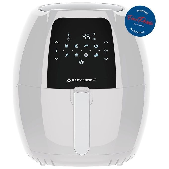 Pyramidea AF812W Friggitrice ad aria 8 L 1800 W 8 programmi Display Touch colore Bianco