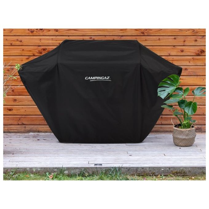 Campingaz 2182038 Classic M Copri Barbecue Poliestere 200D Resistente UV 136x62x102 cm colore Nero