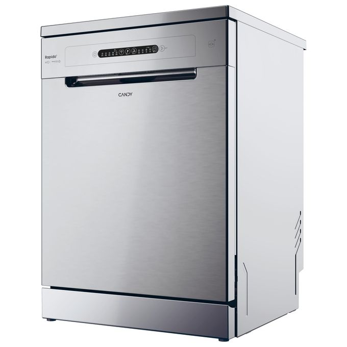 Candy CF 3C7L1S RapidO Lavastoviglie Libera Installazione 13 coperti Classe C 8 programmi 47 dB Wi-Fi (85x59,7x59,8 cm) colore Inox
