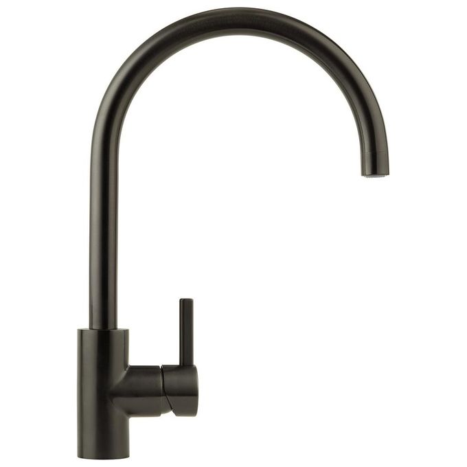 Franke 115.0628.253 Eos Neo Miscelatore Cucina Monocomando con Canna Girevole 180° Acciaio Inox PVD colore Antracite