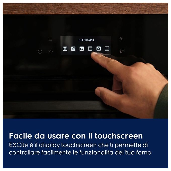 Electrolux 944032135 Serie 800 Forno da incasso combinato a vapore 70 L Classe A++ con Wi-Fi SteamPro e pulizia a vapore (59.5x59.4x56.7 cm) colore Acciaio inox