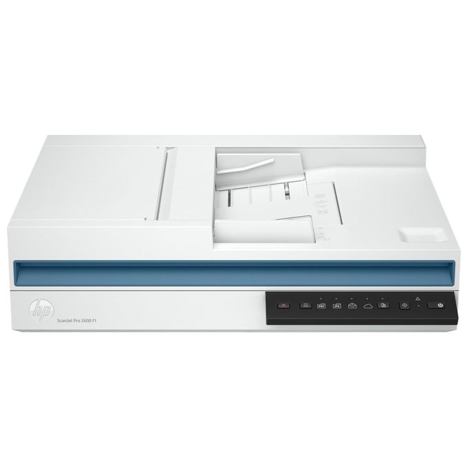 HP 20G05A ScanJet Pro 2600 f1 Scanner Piano e ADF A4 1200 dpi 25 ppm Fronte Retro ADF 60 fogli USB colore Bianco