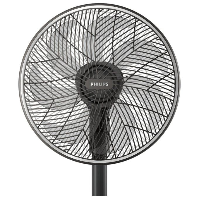 Philips CX3550-01 Serie 3000 Ventilatore a Piantana 40 cm 7 Pale 2562 m³-h 19 dB 3 Velocita' Timer Wi-Fi colore Grafite