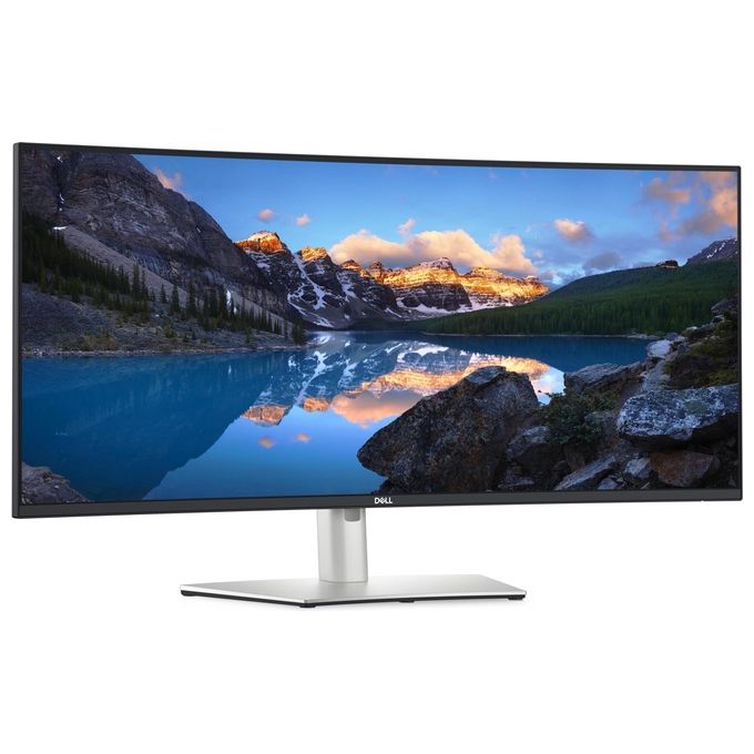 Dell U3824DW UltraSharp Monitor 37.5'' IPS LED 3840x1600 Wide Quad HD colore Nero Argento