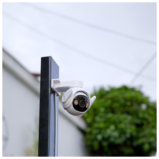 Imou IPC-GS7EP-3M0WE-IMOU Cruiser 2 Telecamera IP PTZ da Esterno 2K 3MP Wi-Fi 6 Visione Notturna Full Color IP66 colore Bianco